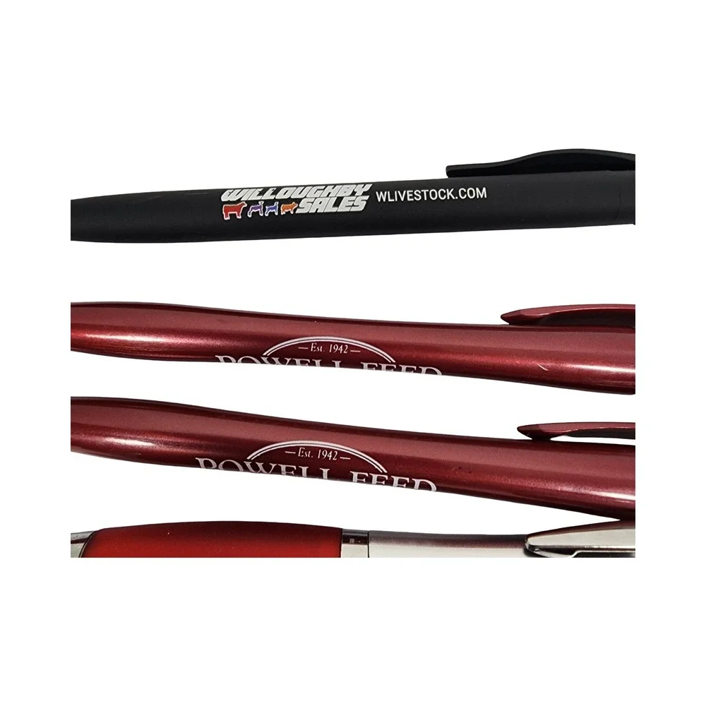 Lot of 8 Promotional Pens United Healthcare Powell Feed PotlatchDeltic F4